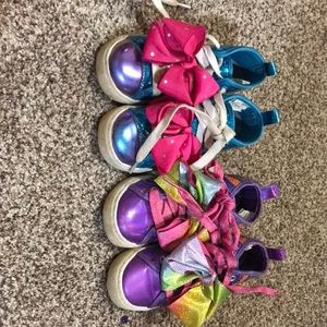 2 pair JoJo Siwa shoes